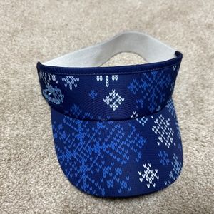 Sparkle Athletic / Headsweats Visor - Blue Snowflake